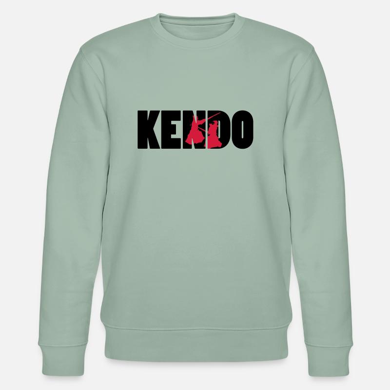 Kendo! - Stanley/Stella Unisex Bio-Sweatshirt CHANGER  - Helles Graugrün