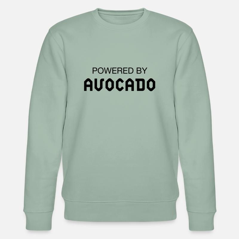 Powered By Avocado - Stanley/Stella Unisex Bio-Sweatshirt CHANGER  - Helles Graugrün