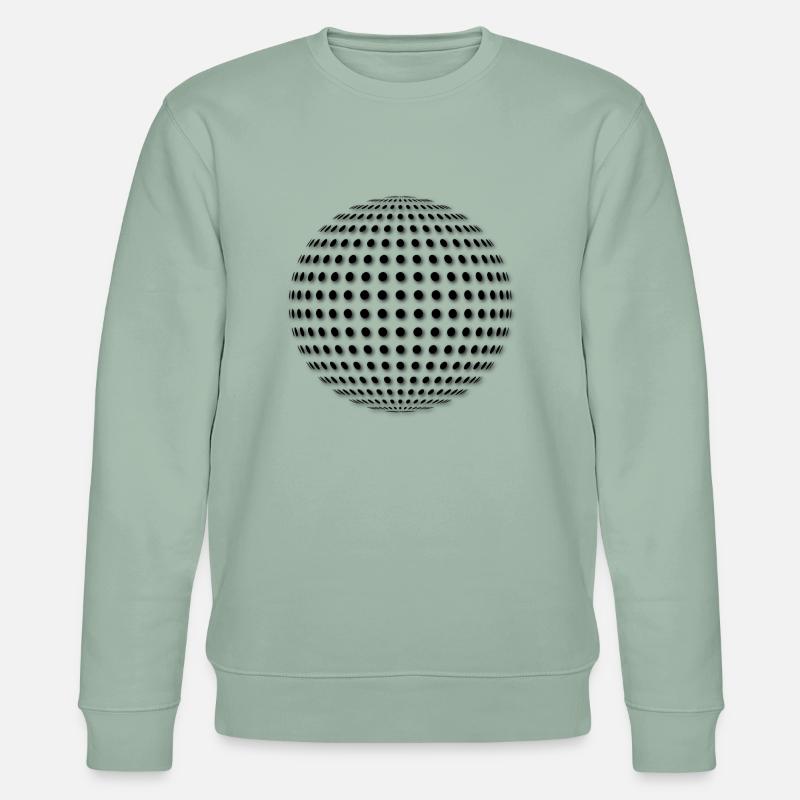 Diskokugel - Stanley/Stella Unisex Bio-Sweatshirt CHANGER  - Helles Graugrün