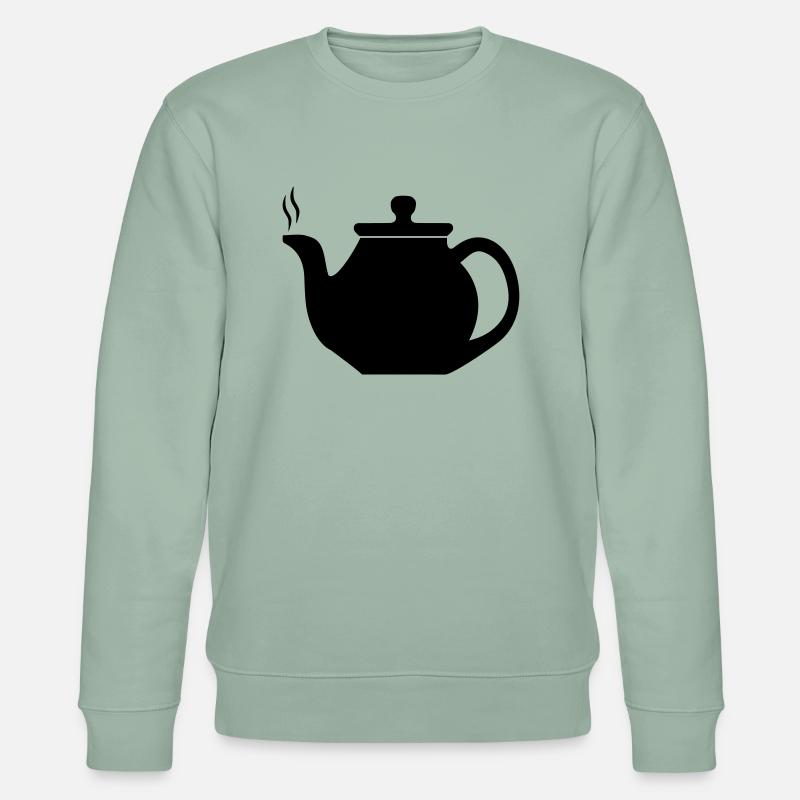 Teekanne - Stanley/Stella Unisex Bio-Sweatshirt CHANGER  - Helles Graugrün