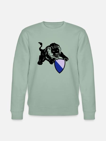 zürich löwe - Stanley/Stella Unisex Bio-Sweatshirt CHANGER - Helles Graugrün