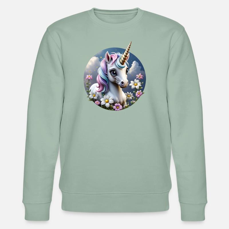 Zuckerschlecker - Stanley/Stella Unisex Bio-Sweatshirt CHANGER  - Helles Graugrün