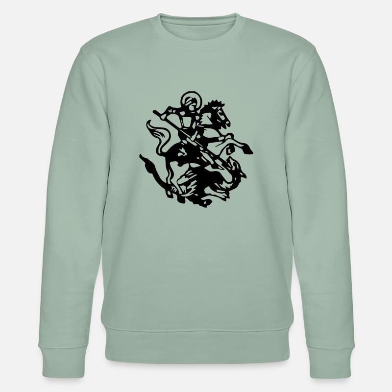 StGeorg - Stanley/Stella Unisex Bio-Sweatshirt CHANGER  - Helles Graugrün