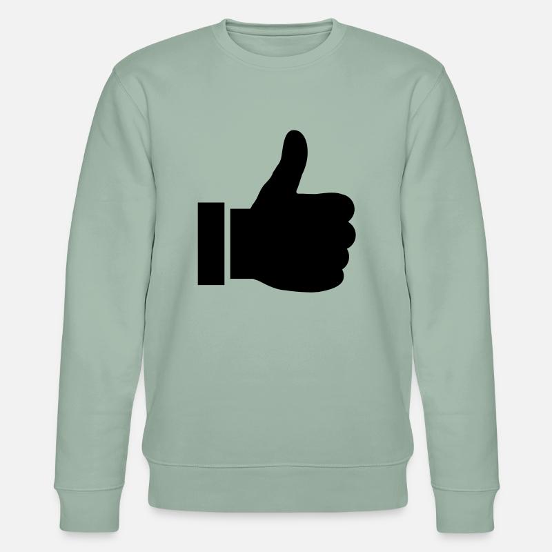 hand like - Stanley/Stella Unisex Bio-Sweatshirt CHANGER  - Helles Graugrün