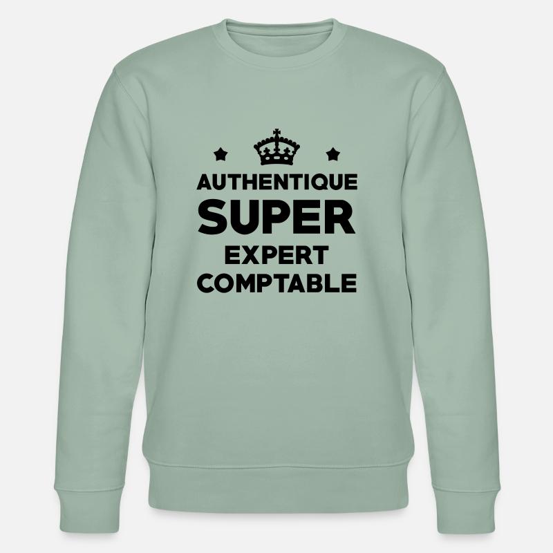 Expert Comptable / Comptabilité / Comptable / - Sweat bio CHANGER Stanley/Stella Unisexe - vert de gris clair