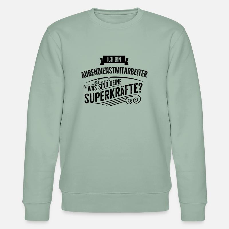 Aussendienstmitarbeiter - Stanley/Stella Unisex Bio-Sweatshirt CHANGER  - Helles Graugrün