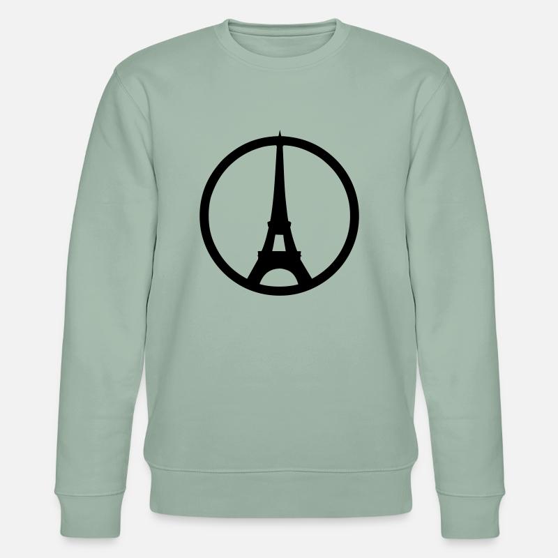 Paris - Stanley/Stella Unisex Bio-Sweatshirt CHANGER  - Helles Graugrün