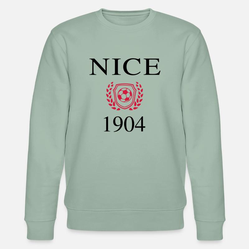 Nizza Origin 1904 - Stanley/Stella Unisex Bio-Sweatshirt CHANGER  - Helles Graugrün
