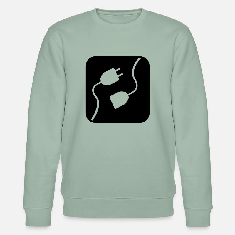 Électicité - Sweat bio CHANGER Stanley/Stella Unisexe - vert de gris clair