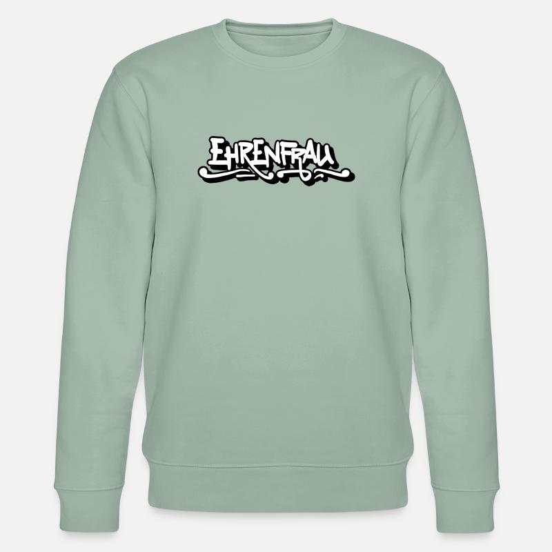 Ehrenfrau - Stanley/Stella Unisex Bio-Sweatshirt CHANGER  - Helles Graugrün