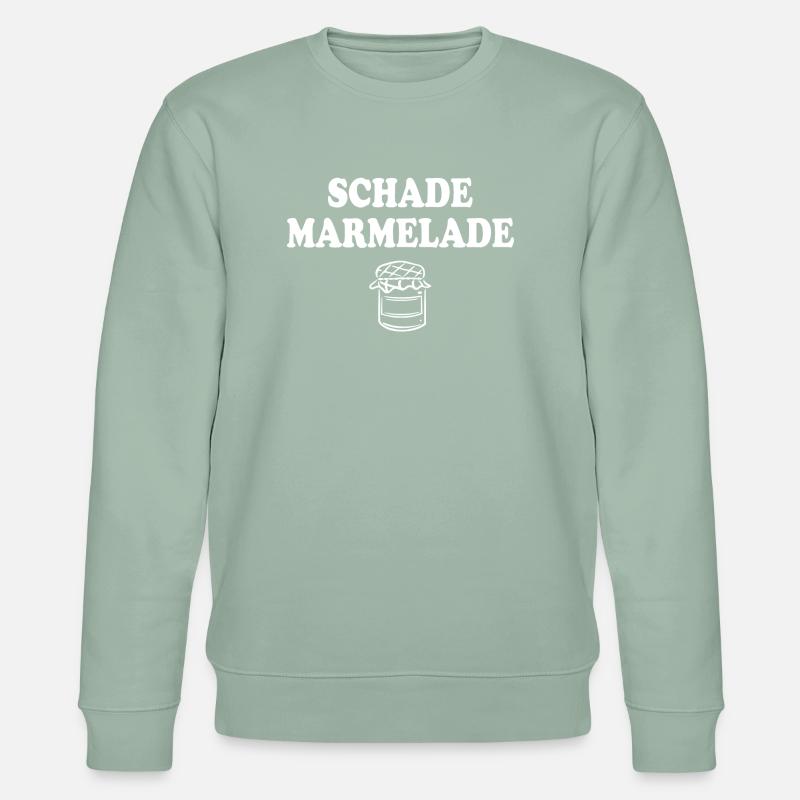 Schade Marmelade - Stanley/Stella Unisex Bio-Sweatshirt CHANGER  - Helles Graugrün
