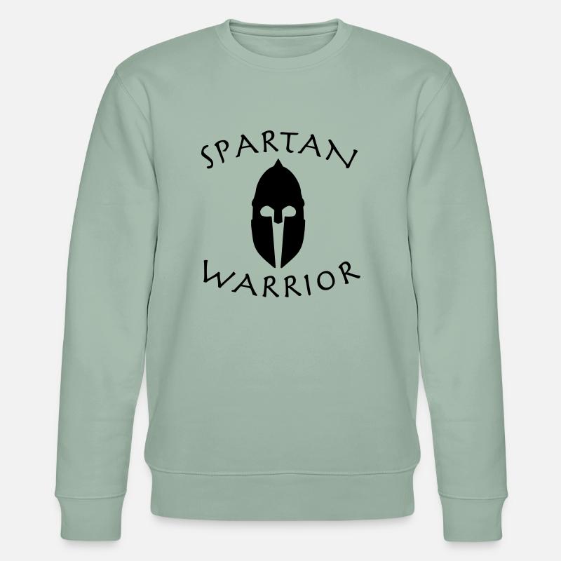 spartan warrior - Stanley/Stella Unisex Bio-Sweatshirt CHANGER  - Helles Graugrün