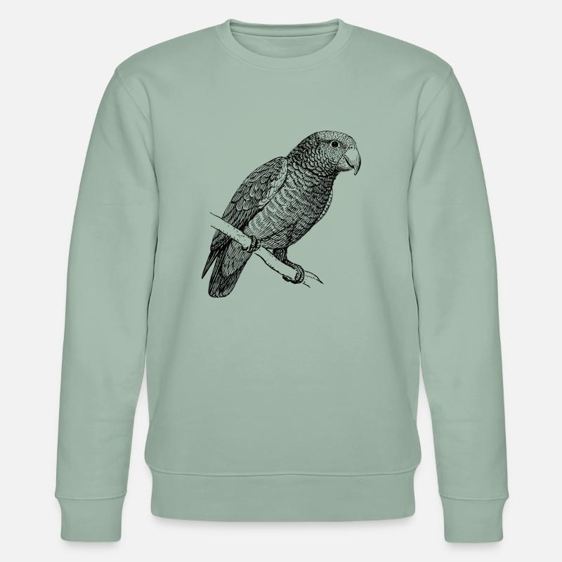 parrot40 - Stanley/Stella Unisex Bio-Sweatshirt CHANGER  - Helles Graugrün