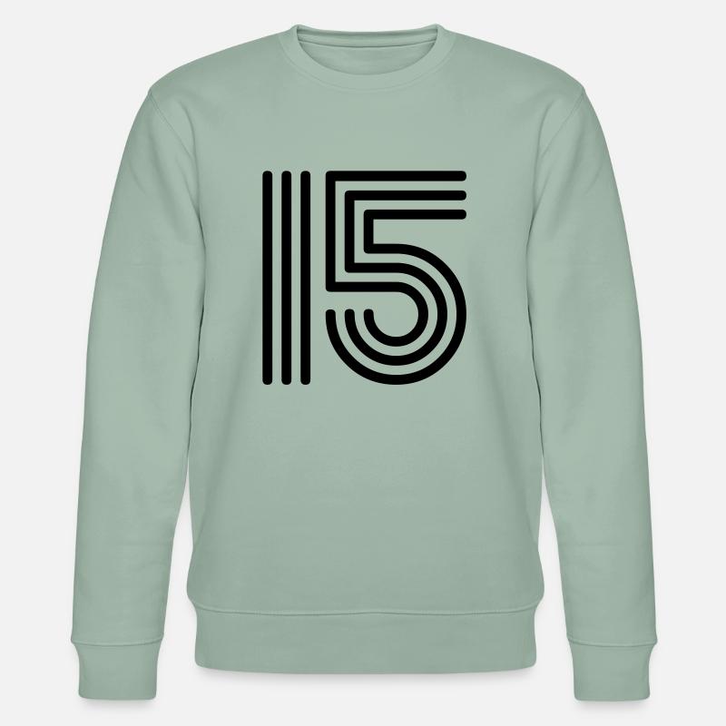 15 cinq 1015 - Sweat bio CHANGER Stanley/Stella Unisexe - vert de gris clair