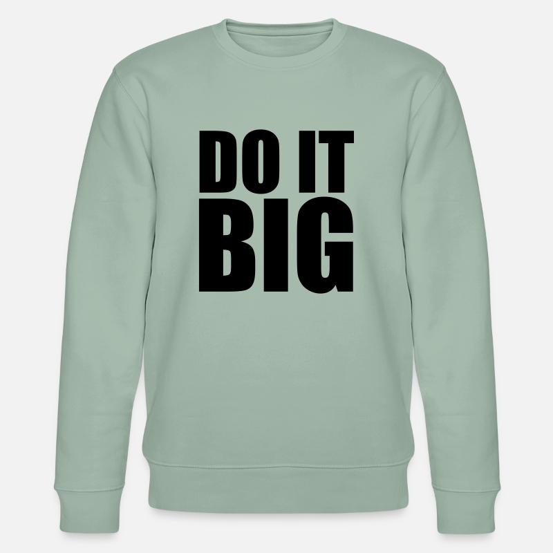 Do It Big - Stanley/Stella Unisex Bio-Sweatshirt CHANGER  - Helles Graugrün