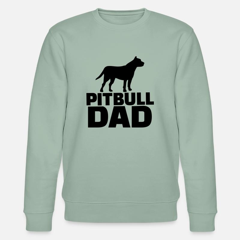 Pitbull Dad - Sweat bio CHANGER Stanley/Stella Unisexe - vert de gris clair