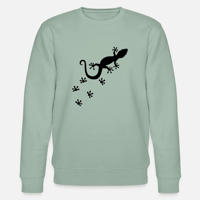 Gecko - Stanley/Stella Unisex Bio-Sweatshirt CHANGER  - Helles Graugrün