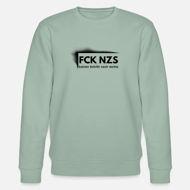 FCK NZS - Stanley/Stella Unisex Bio-Sweatshirt CHANGER  - Helles Graugrün