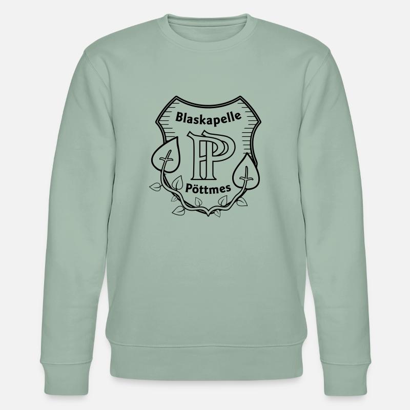 logosw - Stanley/Stella Unisex Bio-Sweatshirt CHANGER  - Helles Graugrün