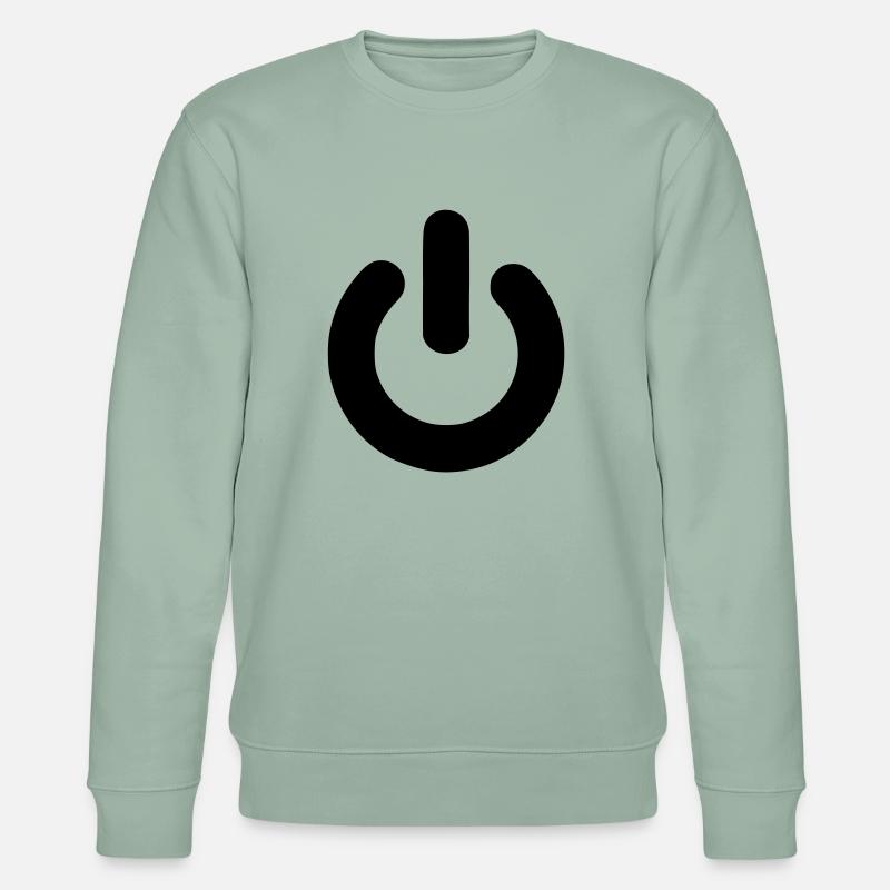 Power - Stanley/Stella Unisex Bio-Sweatshirt CHANGER  - Helles Graugrün