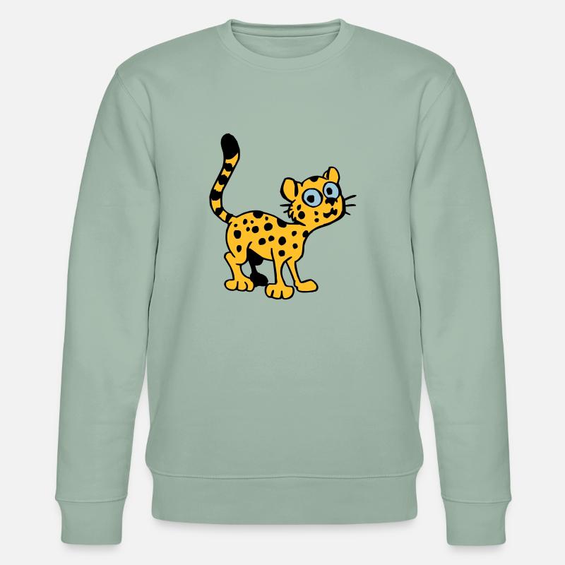 Bébé Léopard - Sweat bio CHANGER Stanley/Stella Unisexe - vert de gris clair