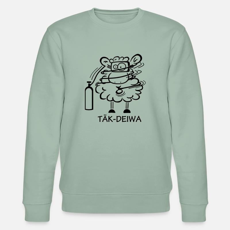 Tek-Diver - Stanley/Stella Unisex Bio-Sweatshirt CHANGER  - Helles Graugrün
