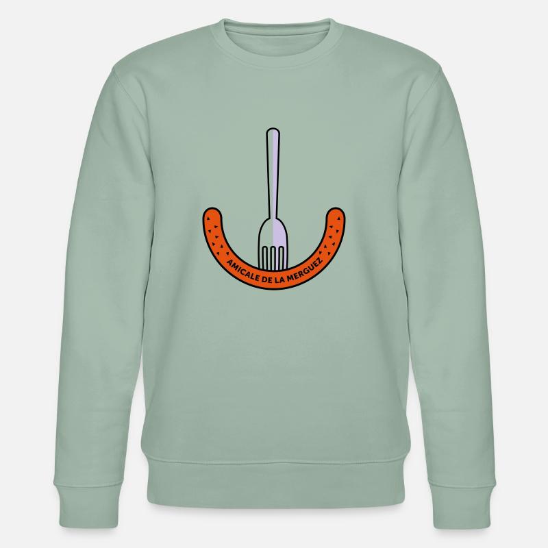 Amicale de la Merguez - Sweat bio CHANGER Stanley/Stella Unisexe - vert de gris clair