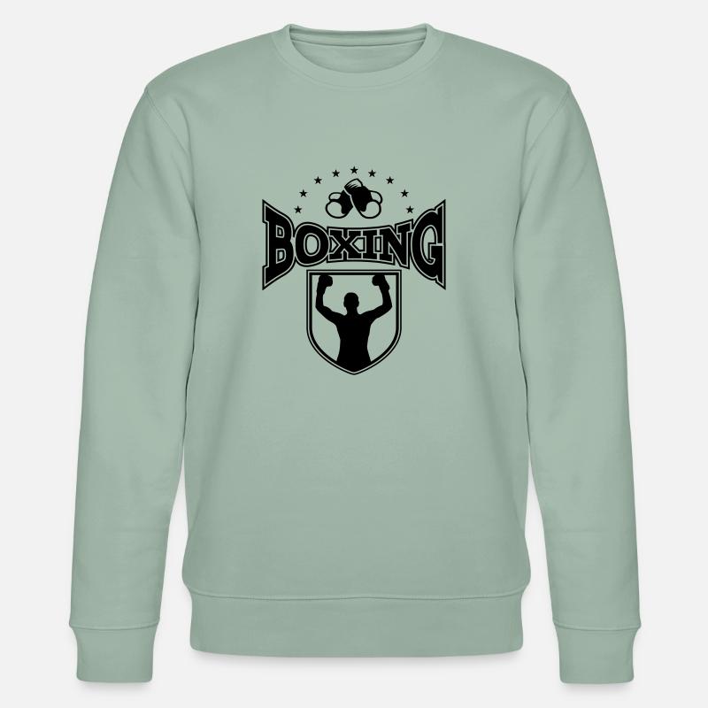 boxing - Stanley/Stella Unisex Bio-Sweatshirt CHANGER  - Helles Graugrün