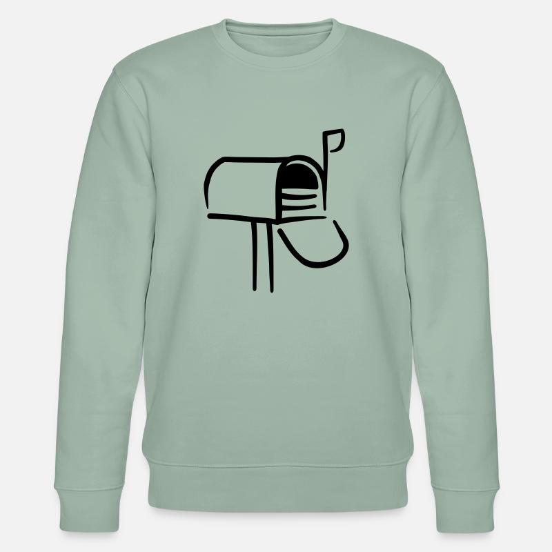 Briefkasten - Stanley/Stella Unisex Bio-Sweatshirt CHANGER  - Helles Graugrün