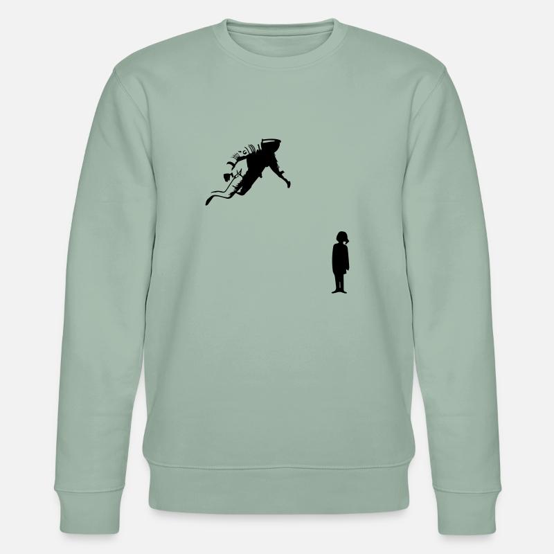 Interstellar_Murph_ - Stanley/Stella Unisex Bio-Sweatshirt CHANGER  - Helles Graugrün