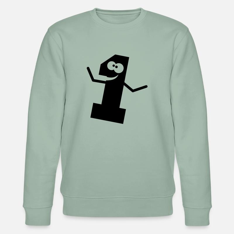 Bande dessinée drôle 1 un - Sweat bio CHANGER Stanley/Stella Unisexe - vert de gris clair