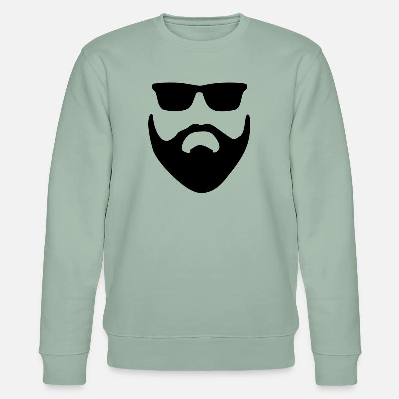 beard - Stanley/Stella Unisex Bio-Sweatshirt CHANGER  - Helles Graugrün