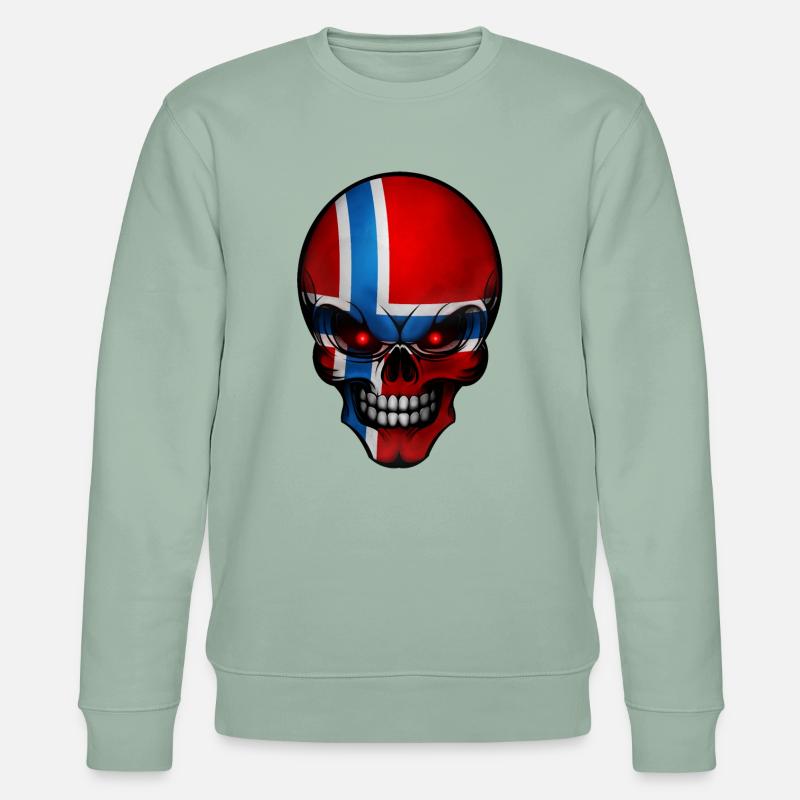 Crâne Norvège conçoit Allround - Sweat bio CHANGER Stanley/Stella Unisexe - vert de gris clair