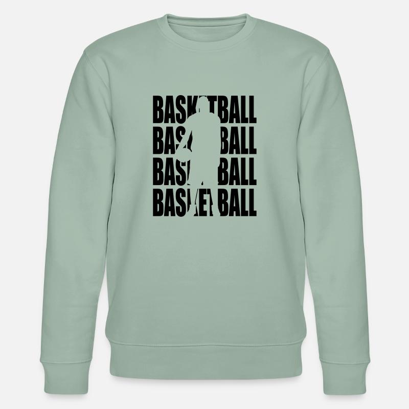 Basketball - Stanley/Stella Unisex Bio-Sweatshirt CHANGER  - Helles Graugrün