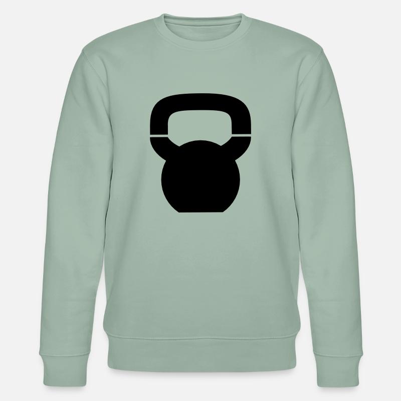Kettlebell - Stanley/Stella Unisex Bio-Sweatshirt CHANGER  - Helles Graugrün