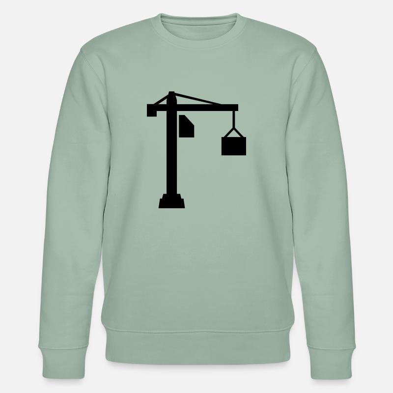 Kran - Stanley/Stella Unisex Bio-Sweatshirt CHANGER  - Helles Graugrün