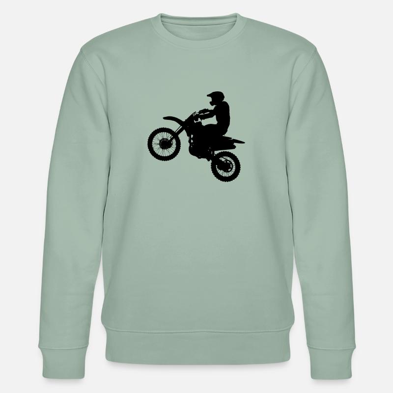 Motorcross - Stanley/Stella Unisex Bio-Sweatshirt CHANGER  - Helles Graugrün