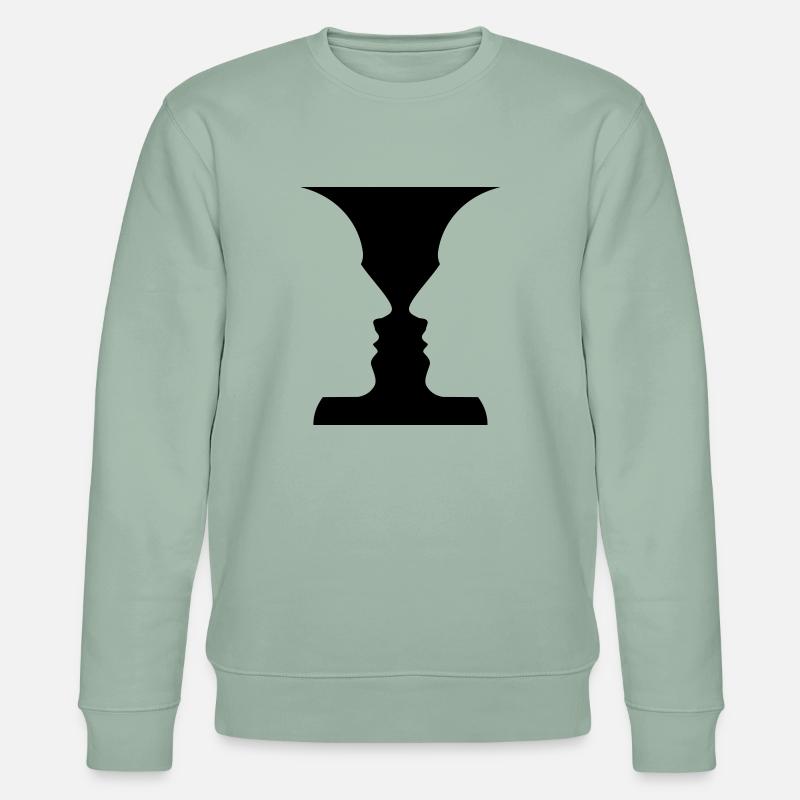 Face à face? - Sweat bio CHANGER Stanley/Stella Unisexe - vert de gris clair