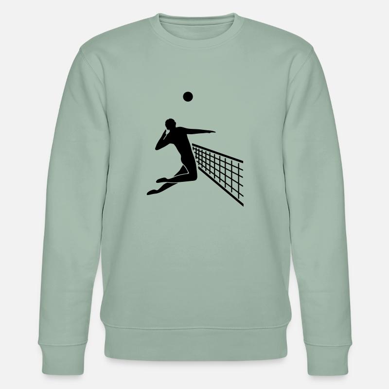 Volley-ball - Sweat bio CHANGER Stanley/Stella Unisexe - vert de gris clair