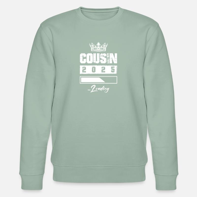 Cousin 2025 Loading - Stanley/Stella Unisex Bio-Sweatshirt CHANGER  - Helles Graugrün