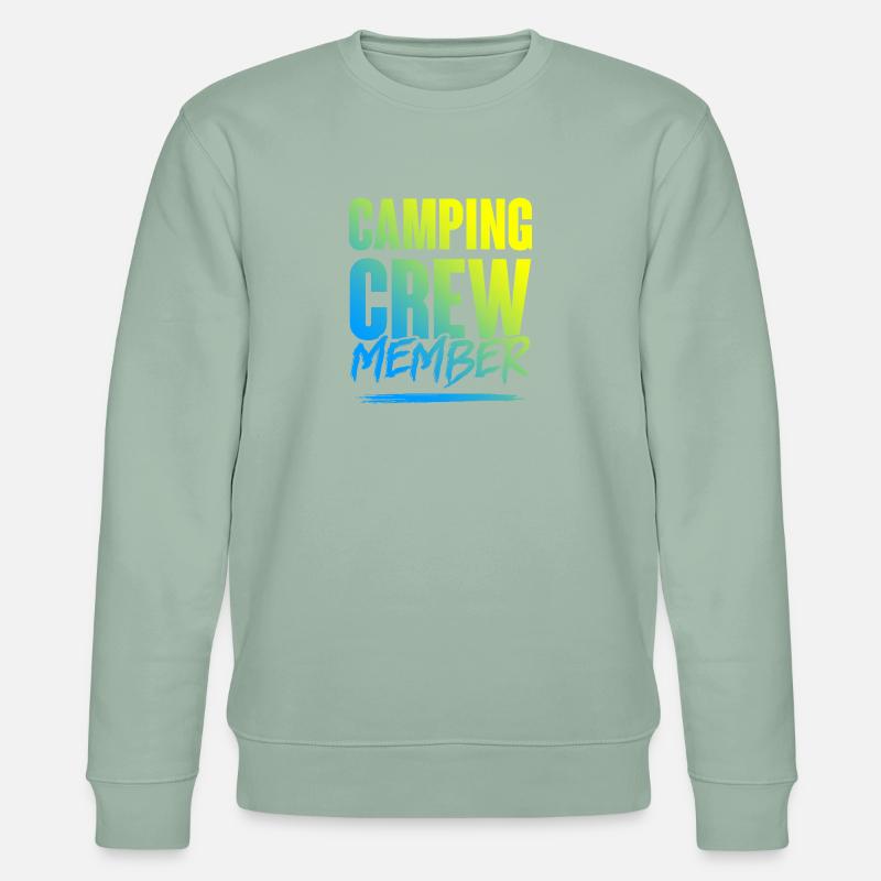 Équipe de camping - Sweat bio CHANGER Stanley/Stella Unisexe - vert de gris clair