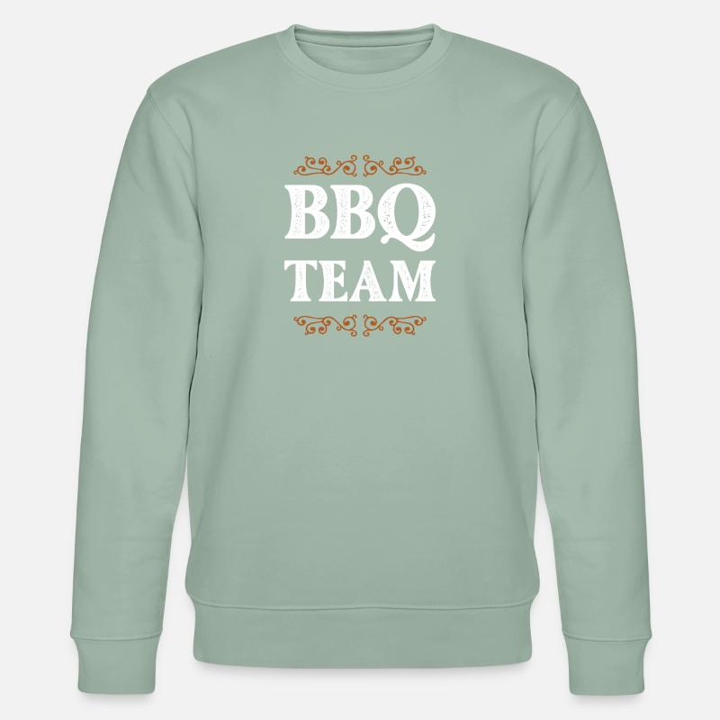 Bbq Crew - Stanley/Stella Unisex Bio-Sweatshirt CHANGER  - Helles Graugrün