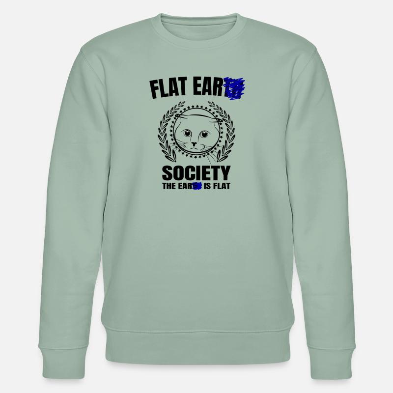 ears is flat2 Zeichenfläche 1 - Stanley/Stella Unisex Bio-Sweatshirt CHANGER  - Helles Graugrün