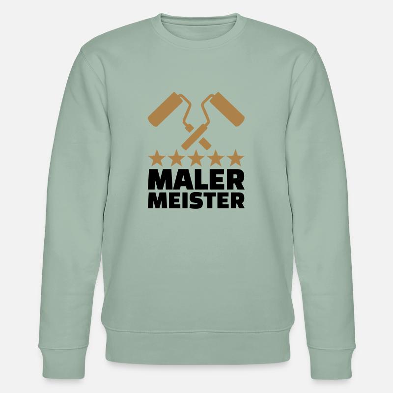 Maler - Stanley/Stella Unisex Bio-Sweatshirt CHANGER  - Helles Graugrün