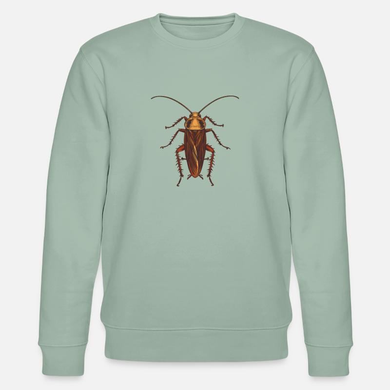 cafards cafards cafards cafard - Sweat bio CHANGER Stanley/Stella Unisexe - vert de gris clair