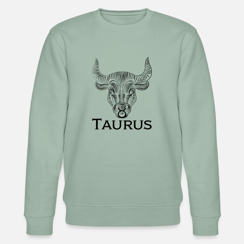 taurus1s Zeichenfläche 1 - Stanley/Stella Unisex Bio-Sweatshirt CHANGER  - Helles Graugrün