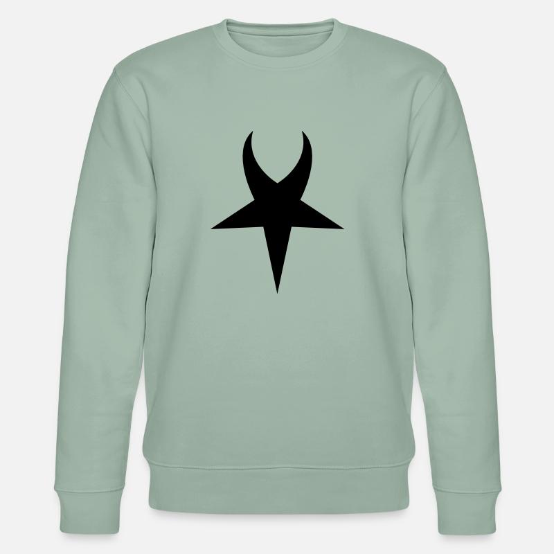 devil - Stanley/Stella Unisex Bio-Sweatshirt CHANGER  - Helles Graugrün