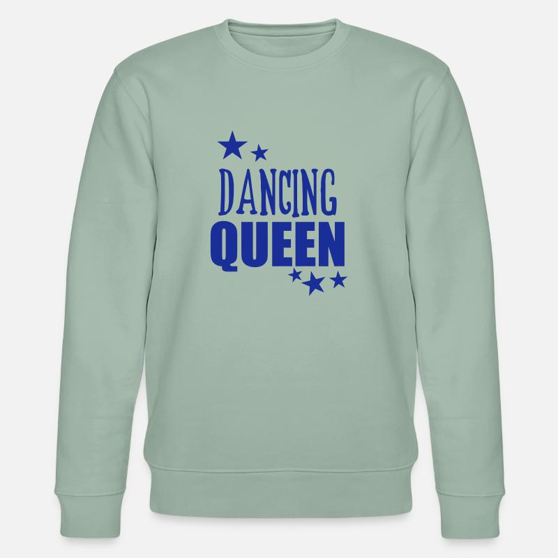 Dancing Queen - Stanley/Stella Unisex Bio-Sweatshirt CHANGER  - Helles Graugrün