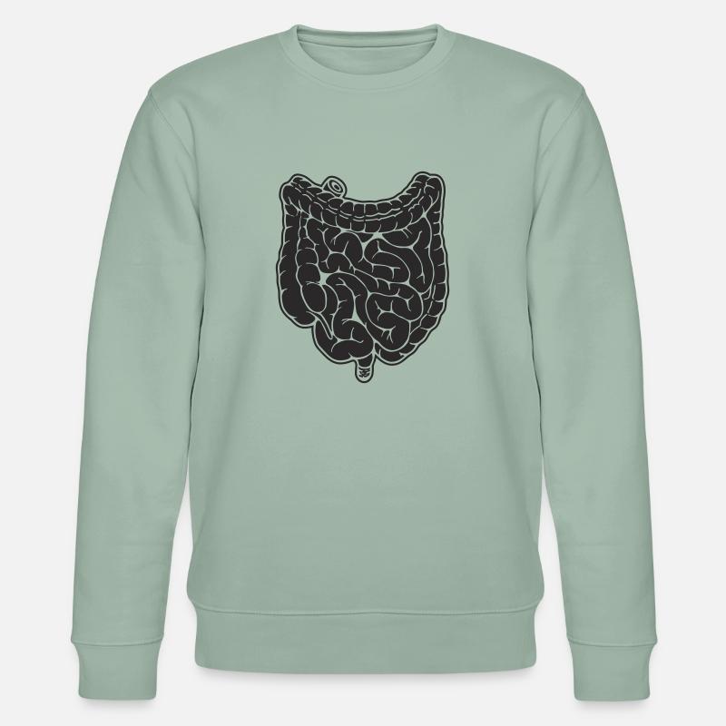 Holy Shit - Stanley/Stella Unisex Bio-Sweatshirt CHANGER  - Helles Graugrün
