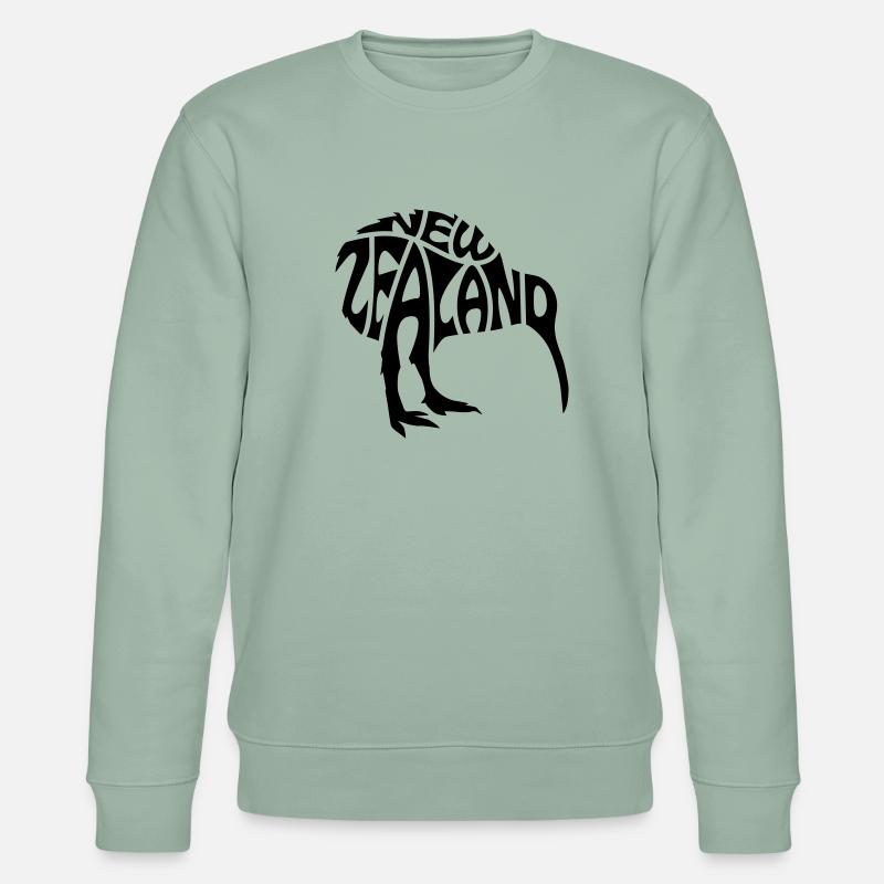 Kiwi Vogel Nouvelle-Zélande - Sweat bio CHANGER Stanley/Stella Unisexe - vert de gris clair